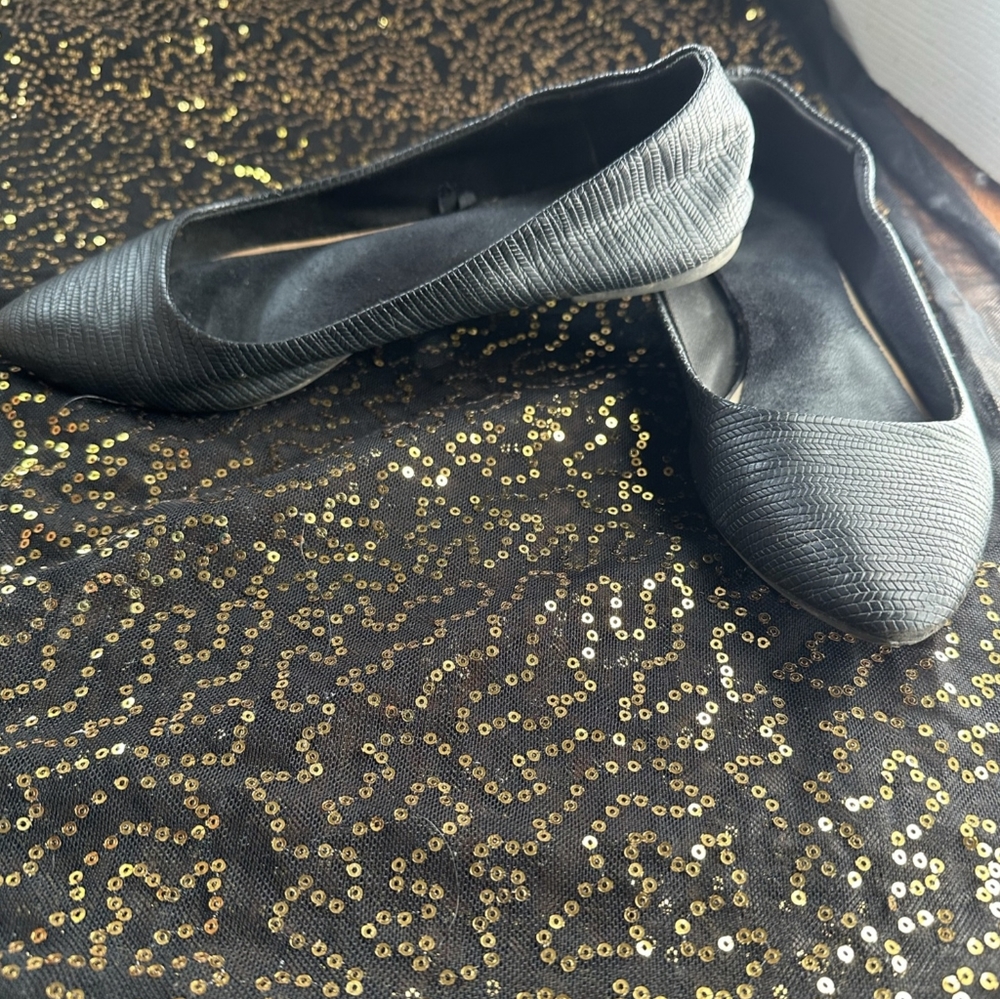 Black Christian Siriano Flat Slides